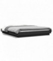 vidaXL Bed Frame Black 150x200 King Size cm Engineered Wood