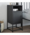 vidaXL Bedside Cabinet Anthracite 36x39x78 cm Steel