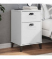 vidaXL Bedside Cabinet VIKEN White Engineered Wood