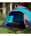 vidaXL Camping Tent Dome 3-Person Blue Quick Release