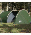 vidaXL Camping Tent Tunnel 4-Person Green Waterproof