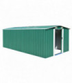 vidaXL Garden Shed 257x489x181 cm Metal Green