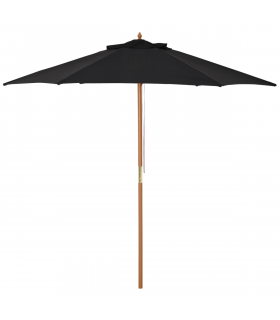 Wood Garden Parasol Canopy