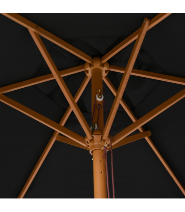 Wood Garden Parasol Canopy
