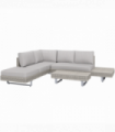 Rattan Wicker Metal Polyester Grey 196cmx69cmx59cm 3pc Sofa Set Lounge Furniture