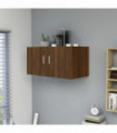 Wall Mounted Cabinet Brown Oak 80x39x40 cm Engineered Wood