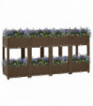 vidaXL Raised Bed 160x40x71 cm Polypropylene