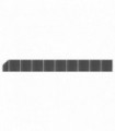 vidaXL Fence Panel Set WPC 1657x