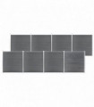 vidaXL Garden Fence WPC 1391x186 cm Grey
