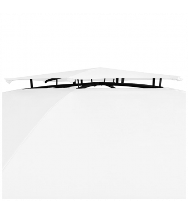 vidaXL Garden Marquee with Curtains 360x312x265 cm White 180 g/m²