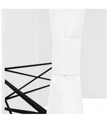 vidaXL Garden Marquee with Curtains 360x312x265 cm White 180 g/m²