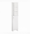 MDF 6-Tier    Tall Bathroom Storage Cabinet White 34cmx20cmx165cm