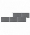 vidaXL Garden Fence WPC 872x106 cm Grey
