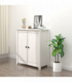 Sideboard White 70x35x80 cm Solid Wood Pine