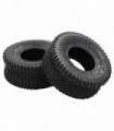 4 Piece Wheelbarrow Tire and Inner Tube Set 15x6.00-6 4PR Rubber