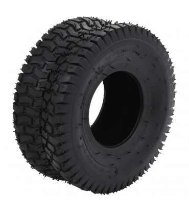 4 Piece Wheelbarrow Tire and Inner Tube Set 15x6.00-6 4PR Rubber