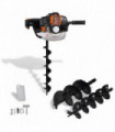 Auger Ground Drill Orange DIY