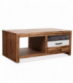 Coffee Table Solid Acacia Wood 90x50x37.5 cm