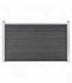 Fence Panel WPC 180x105 cm Black