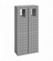 Gabion Basket Posts 2 pcs 40x40x180 cm Iron