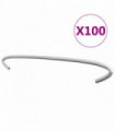Gabion Hooks 100 pcs Galvanised Steel 40 cm