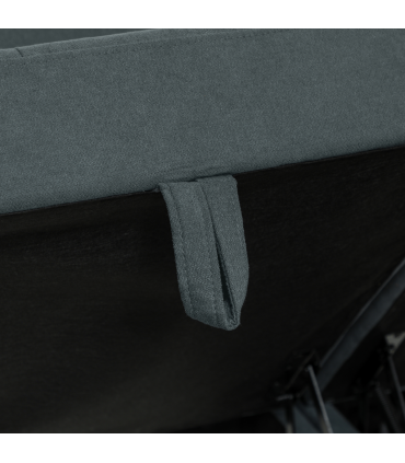 HOMCOM Modular Sectional Sofa with Storage, 2 Seater Sofa Set, Dark Grey