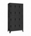 Locker Cabinet Anthracite 90x45x180 cm Steel
