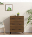 Sideboard Brown Oak 69.5x34x90 cm Engineered Wood