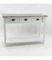 112CM WOODEN CONSOLE TABLE WITH DRAWERS
