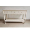 120CM 3 DRAWER SIDE TABLE