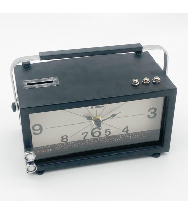 Wall Clock Multi-colored 20CM TABLE CLOCK Hand Finished Unique Home Decor