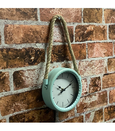 Wall Clock Multi-colored 34cm Diameter Hand Finished Requires 1 x AA Battery