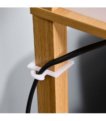 Floor Lamp 4-Tier Natural Beech wood 26cm x 26cm x 160cm Storage Shelf