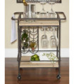 75CM METAL DRINKS TROLLEY