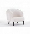 Chair Cream Velvet 77CM Sturdy & Versatile Wipe Soft Cloth Linen Home