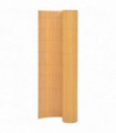 Double-Sided Garden Fence 110x300 cm Yellow