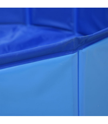 vidaXL Foldable Dog Swimming Pool Blue 80x20 cm PVC