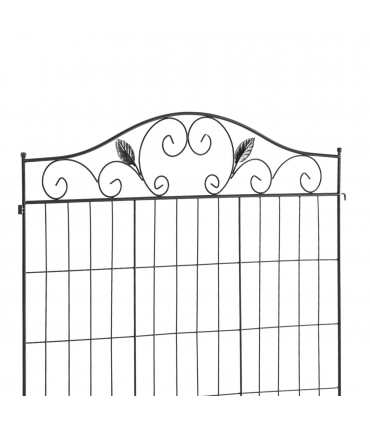 Garden Decorative Fence 4 Panels 44in x 12ft Steel Wire Border Edging Outsunny