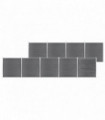 Garden Fence WPC 1564x186 cm Grey