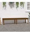 vidaXL 2-Seater Garden Bench Honey Brown 203.5x44x45 cm Solid Wood Pine