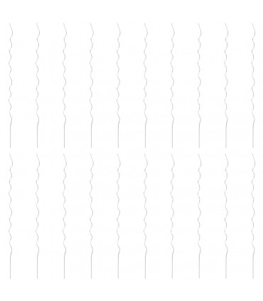 20 pcs Spiral Plant Supports 170 cm Galvanised Steel