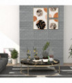 3D Wallpaper Bricks Self-adhesive 20 pcs Anthracite