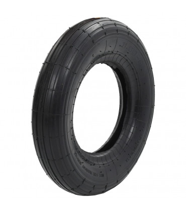 4 Piece Wheelbarrow Tire and Inner Tube Set 3.50-8 4PR Rubber
