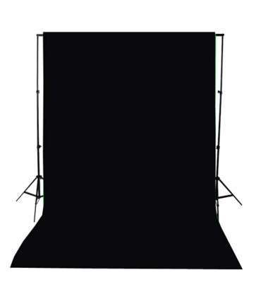 Backdrop Cotton Black 300x300 cm