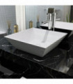 Basin Square Ceramic White 41.5x41.5x12 cm