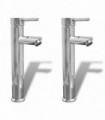 Bathroom Faucet Mixer Taps 2 pcs Chrome