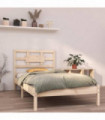 Bed Frame Solid Wood 90x190 cm 3FT Single