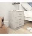 Bedside Cabinets 2 pcs Concrete Grey 38x35x56 cm Engineered Wood