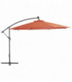 Cantilever Umbrella with Aluminium Pole 350 cm Terracotta