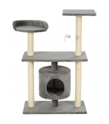 Cat Tree with Sisal Scratching Posts 95 cm Grey